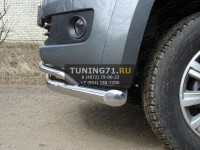Защита передняя нижняя 76,1/42,4 мм Volkswagen Amarok 2010